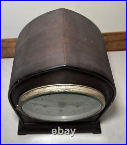 New Haven Gothic Beehive Dome Top Tombstone Westminster Chime Mantel Clock