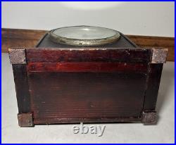 New Haven Gothic Beehive Dome Top Tombstone Westminster Chime Mantel Clock