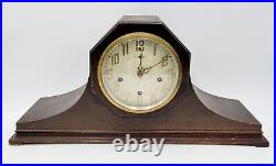 New Haven Westminster Chime large antique tambour mantle clock Circa 1923 WORKS