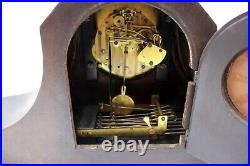 New Haven Westminster Chime large antique tambour mantle clock Circa 1923 WORKS