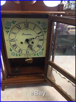 Nice Daneker German Westminster Chime Wood Mantel Clock
