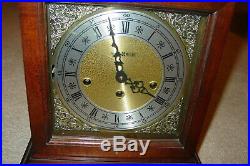 Nice Howard Miller Mantle Clock 2 Jewel Westminster Chime 340-020 Germany Works