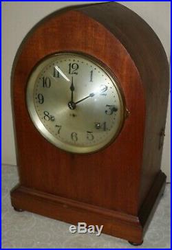 Nice Rare Seth Thomas Antique 8 Day Westminster Sonora Chime Gothic Parlor Clock