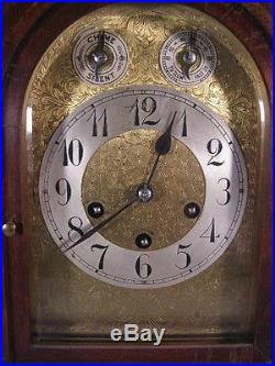 Nice Working Junghams Westminster Chime Mantel Clock, 1st Sold In 1913 In Sidney