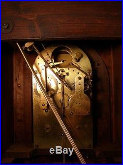 Nice Working Junghams Westminster Chime Mantel Clock, 1st Sold In 1913 In Sidney