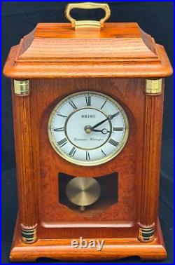 O'o'o. Mantel Pendulum Clock. Seiko. Westminster Whittington. Hourly Chime