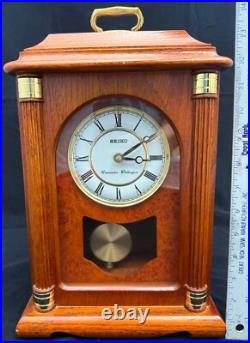 O'o'o. Mantel Pendulum Clock. Seiko. Westminster Whittington. Hourly Chime