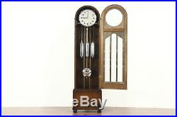 Oak 1925 Grandfather or Long Case Clock, Westminster Chime, Germany