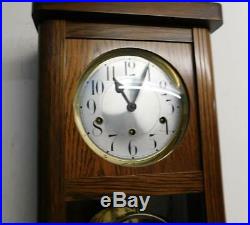 Oak westminster chimes wall clock