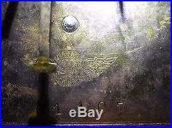Old Antique 1920s Mahogany KIENZLE MANTEL BRACKET CLOCK Westminster CHIME -RUNS