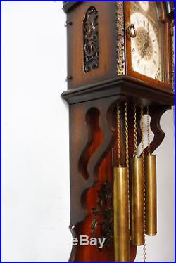 Old Dutch Wall Clock in Nutwood Old Clock Vintage Antique Westminster chime