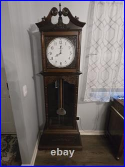 Old Grandfather Clock. Bought Germany, 7ft Tall