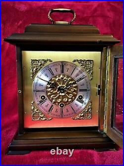 Old Mahogany German Westminster Bracket Mantle Chime Clock