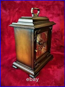 Old Mahogany German Westminster Bracket Mantle Chime Clock