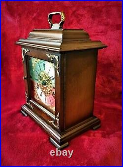 Old Mahogany German Westminster Bracket Mantle Chime Clock