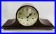 Old Mahogany Humpback 2 Jewels Elgin chiming Mantel Clock Made In Germany 18