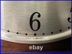 Old Mahogany Humpback 2 Jewels Elgin chiming Mantel Clock Made In Germany 18