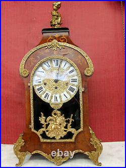 Old Mantel Clock Vintage 8 Day Clock Louis XV Boulle RococoWESTMINSTER 76 cm