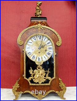 Old Mantel Clock Vintage 8 Day Clock Louis XV Boulle RococoWESTMINSTER 76 cm