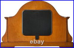 Old World Style Walnut Clock with Adjustable Chime, 12.5 for Timeless Elegance