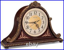 Olden Days Mantel Clock with Real Wood 4 Chime Options Antique Vintage Design