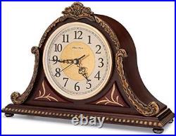 Olden Days Mantel Clock with Real Wood 4 Chime Options Antique Vintage Design