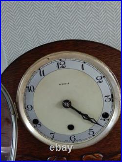 PERIVALE c 1930 ART DECOR WESTMINSTER CHIME 8 DAY MANTLE CLOCK WORKING KEY V G C PERIVALE c 1930 ART DECOR WESTMINSTER CHIME 8 DAY MANTLE CLOCK WORKING KEY V G C