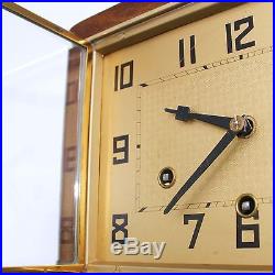 PFEILKREUZ JUNGHANS HAC Mantel Clock Westminster BAUHAUS! Antique Germany Chime