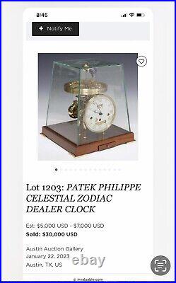 Patek philippe desk clock