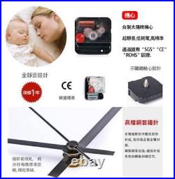 Pendulum Plastic Wall Clock Chimes Every Hour with Westminster Melody