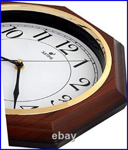 Pendulum Plastic Wall Clock Chimes Every Hour with Westminster Melody