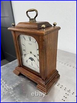 Penn State Seiko Quartz Westminster Whittington Wooden Mantle Chime Clock