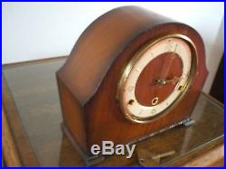 Perivale Andrew London Vintage Art Deco 8 Day Westminster Chime Mantle Clock