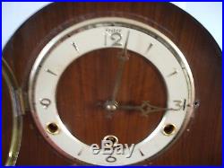 Perivale Andrew London Vintage Art Deco 8 Day Westminster Chime Mantle Clock