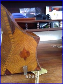 Perivale Anvil Art Decor Westminster Chime 8 Day Mantle Clock Working Key V G C
