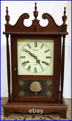 Pillar & Scroll Chime Mantel Clock 31-Day, Key-wind