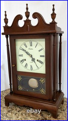 Pillar & Scroll Chime Mantel Clock 31-Day, Key-wind
