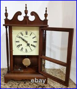 Pillar & Scroll Chime Mantel Clock 31-Day, Key-wind