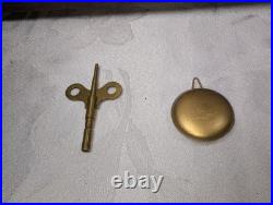 Plymouth Clock Company Mantle Clock Key Wind Pendulum. 8 day. IT WORKS