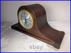 Plymouth Clock Company Mantle Clock Key Wind Pendulum. 8 day. IT WORKS