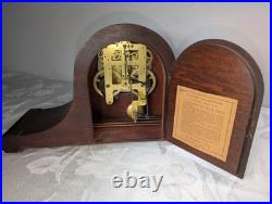 Plymouth Clock Company Mantle Clock Key Wind Pendulum. 8 day. IT WORKS