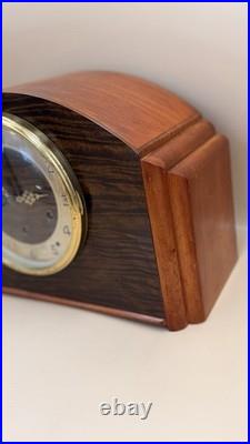 Plymouth Westminster Chime Mantel Clock No. 124 Made in USA Working