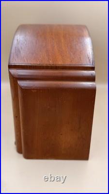 Plymouth Westminster Chime Mantel Clock No. 124 Made in USA Working