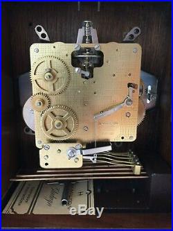 Pristine Hamilton U. S. A 340-020 Westminster Chime 8 Day Bracket Clock Working