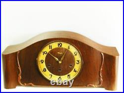 Pure Art Deco Westminster Chiming Mantel Clock Kienzle Black Forest