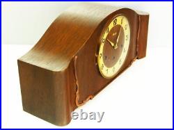 Pure Art Deco Westminster Chiming Mantel Clock Kienzle Black Forest