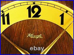 Pure Art Deco Westminster Chiming Mantel Clock Kienzle Black Forest