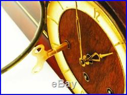 Pure Art Deco Westminster Chiming Mantel Clock Urgos Germany
