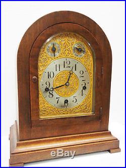 Quality Large Antique 1915 Waterbury Westminster Chime Clock #503