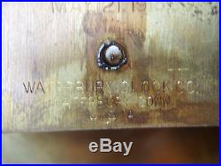 Quality Large Antique 1915 Waterbury Westminster Chime Clock #503
